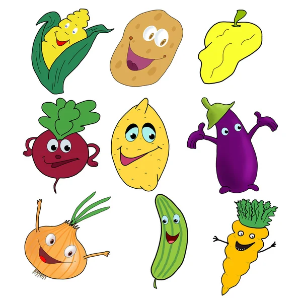 Группа овощей — стоковое фото