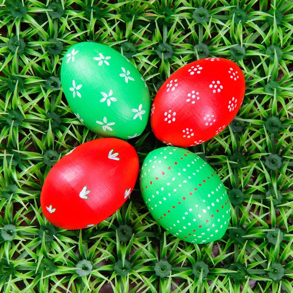 Huevos de Pascua dibujados a mano — Foto de Stock