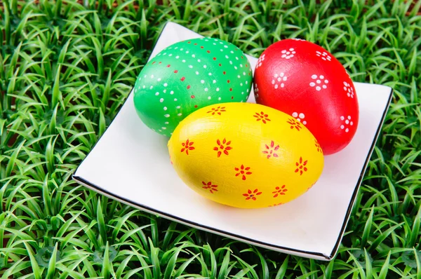 Hand-drawn Easter eggs — Stock Photo, Image