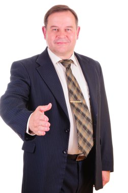 bir el veren işadamı