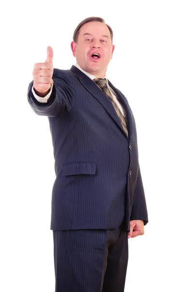 Happy smiling businessman — Stock Photo, Image