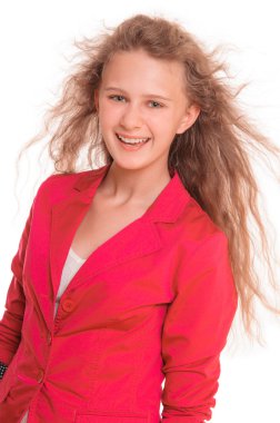 gülümseyen genç kız