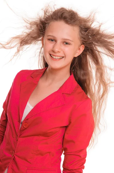 Sorrindo adolescente menina — Fotografia de Stock