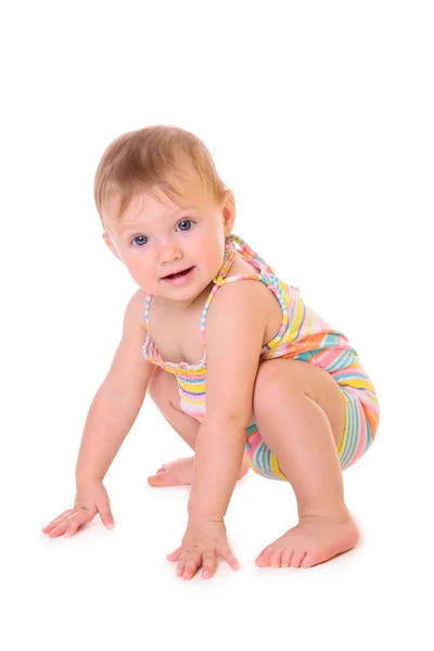 Porträt glückliches Baby — Stockfoto