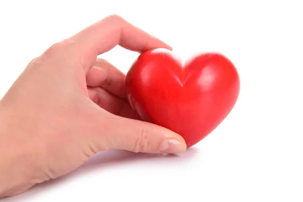 Heart in human hand — Stock Photo, Image
