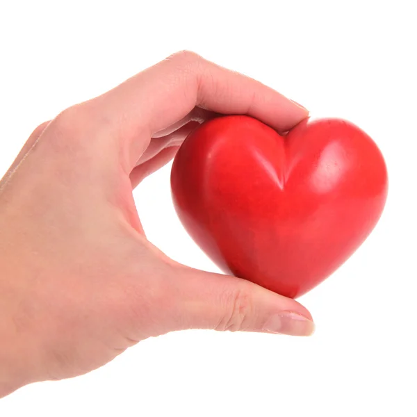 Heart in human hand — Stock Photo, Image