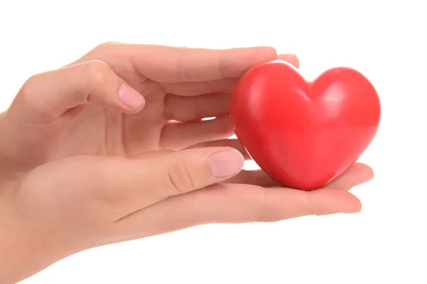 Heart in human hands — Stock Photo, Image