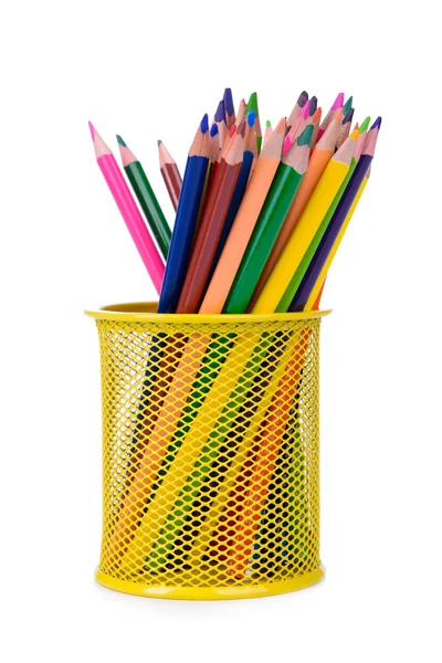 Lápis de cor isolado — Fotografia de Stock