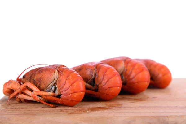 Haşlanmış kırmızı crawfishes — Stok fotoğraf