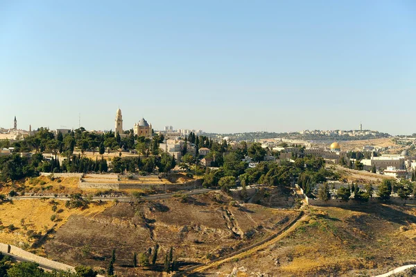 Jerozolimskie Stare Miasto krajobraz — Zdjęcie stockowe