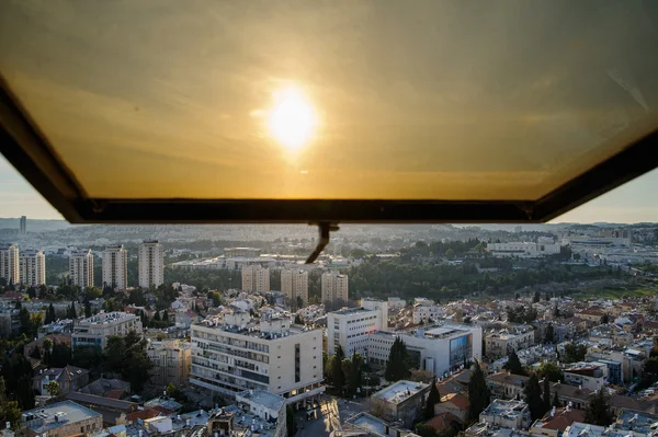 Vy över jerusalem från tak — Stockfoto