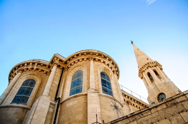 La chiesa evangelica luterana a Natale — Foto Stock