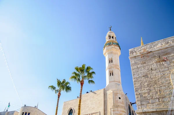 Moschea di omar, Betlemme, Palestina — Foto Stock