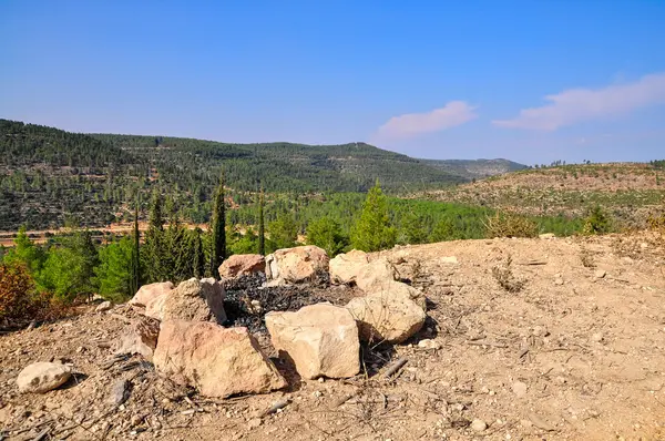 Cheminée sur les montagnes de Jérusalem — Photo