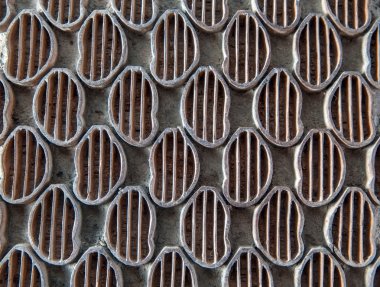 eski ahşap kumaş desen damgası