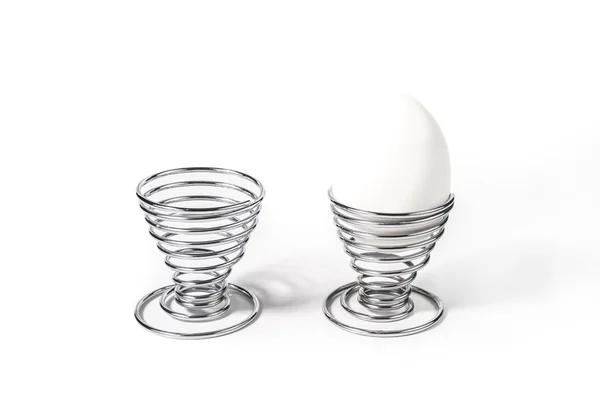 Spiral Egg Cup on White Background — Stock Photo, Image