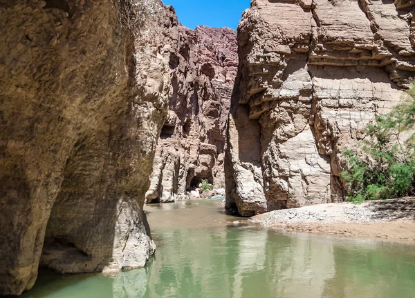 Wadi Hasa creek in Jordan — Stock Photo, Image