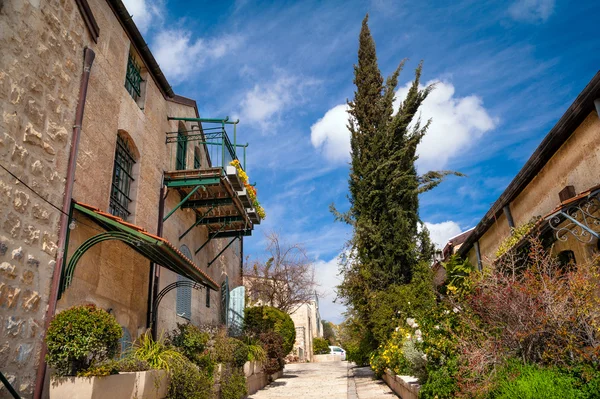 Rustige Jeruzalem lane — Stockfoto