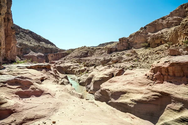 Insenatura di Wadi hasa in Giordania — Foto Stock