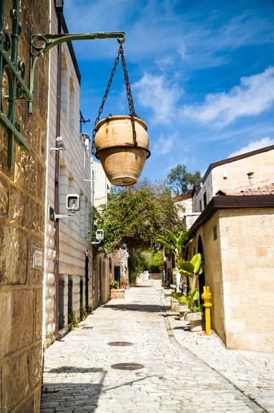 Rustige Jeruzalem lane — Stockfoto