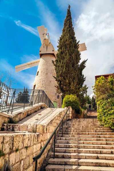 Moshe montifiori windmolen — Stockfoto