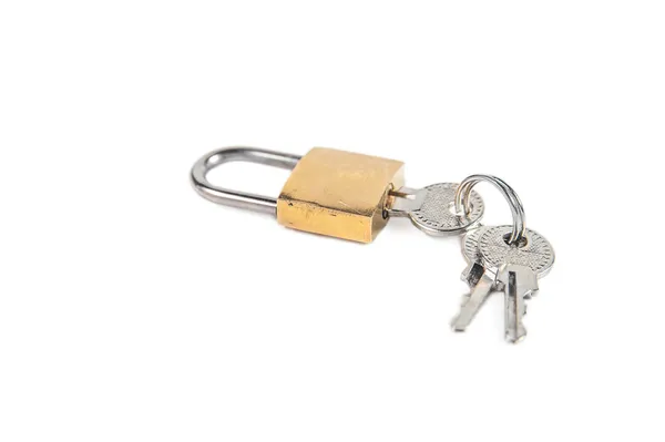 Cerradura y llaves — Foto de Stock
