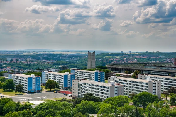 Visa på fotbollsstadion — Stockfoto