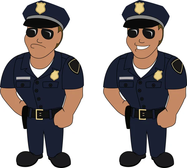Polizeibeamter — Stockvektor