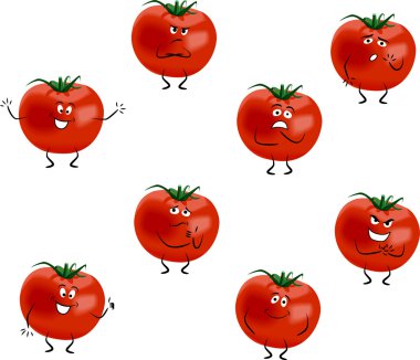 Tomatos clipart