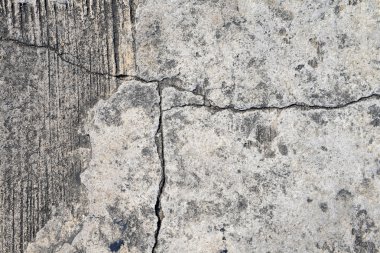 Çatlak beton dokuyu kapatma arkaplanı.