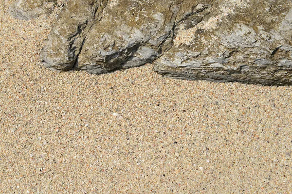 Sabbia spiaggia rocce texture — Foto Stock