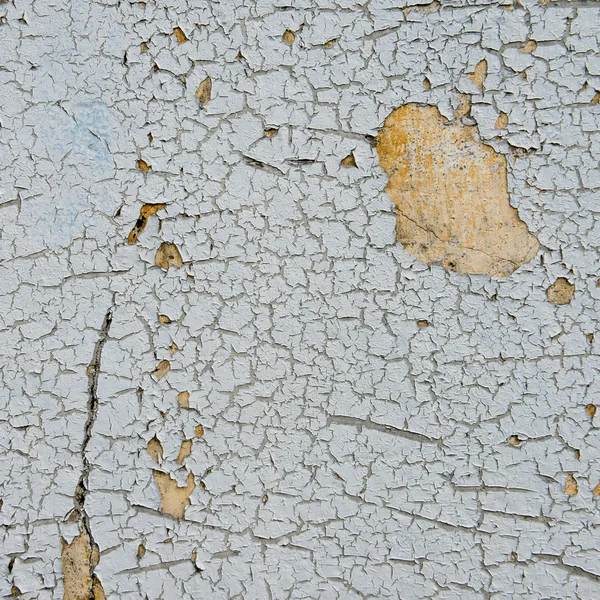 Gammal sprucken färg på väggen — Stockfoto