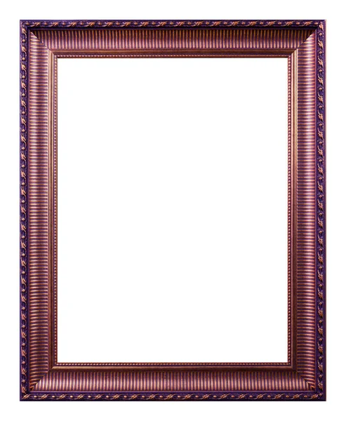 Quadro Violeta Antigo Isolado Fundo Branco Estilo Vintage — Fotografia de Stock