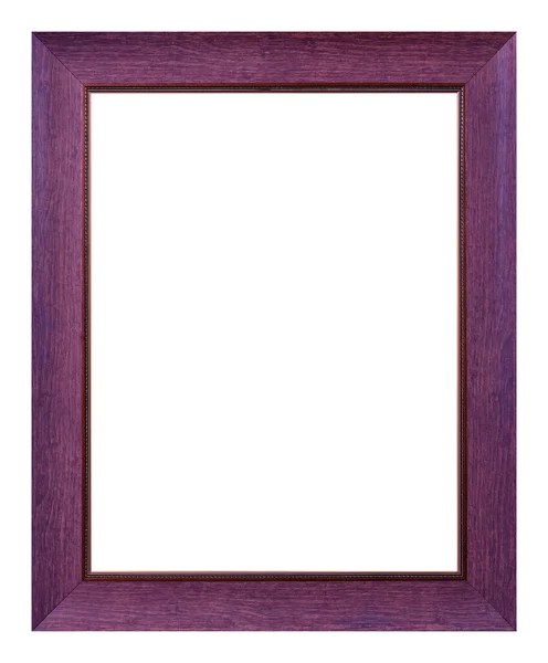 Violet Frame Isolated White Background Vintage Style — Stock Photo, Image