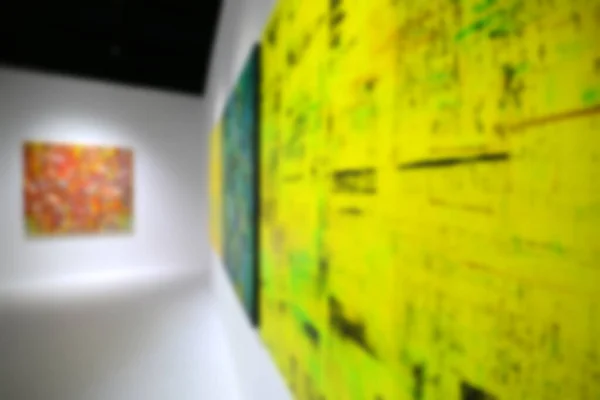 Art Gallery Generic Background Intentionally Blurred Editing Post Production — Stock Photo, Image