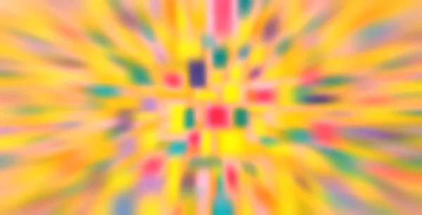 Abstract Radial Blur Zoom Yellow Tones Soft Vivid Effect Background — Fotografia de Stock