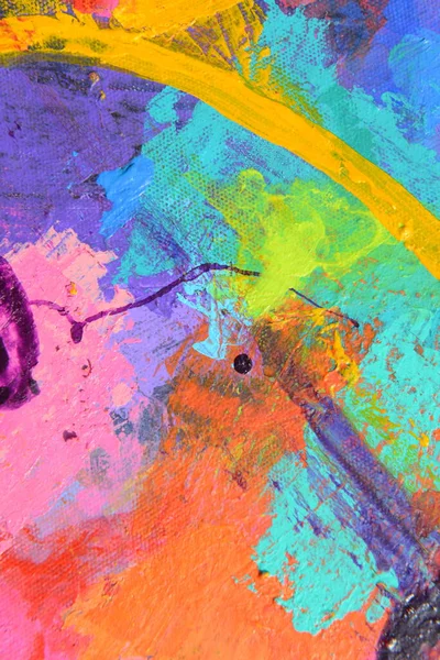 Абстрактная Красочная Живопись Текстурного Фона — стоковое фото