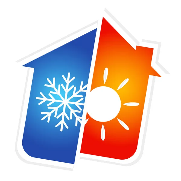 Symbol of air conditioning — Stock Illustration Symbol of air conditioning Stock Vector