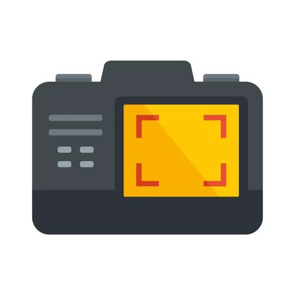 Video camera screen recording icon flat isolated vector — 图库矢量图片