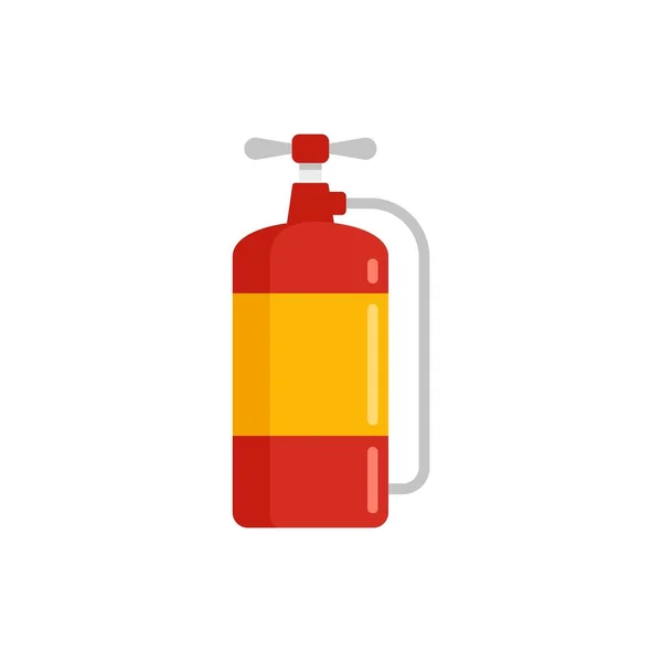 Fire extinguisher alarm icon flat isolated vector — стоковый вектор
