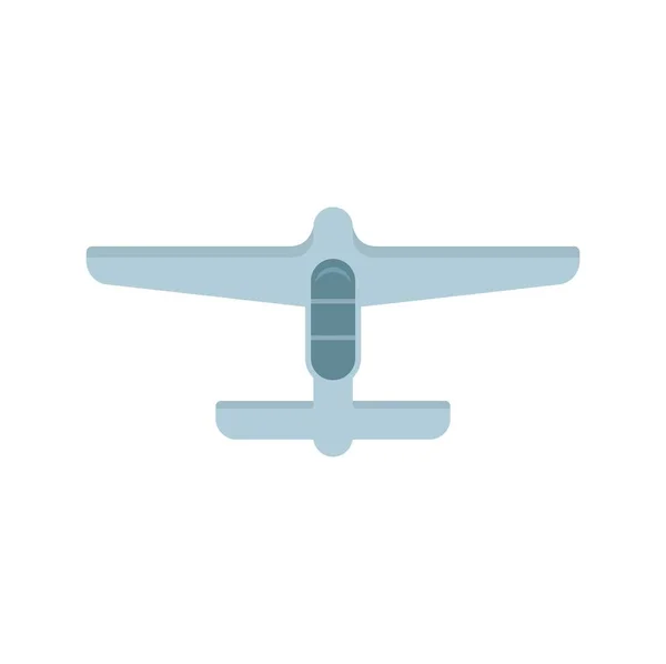 Small plane taxi icon flat isolated vector — стоковый вектор