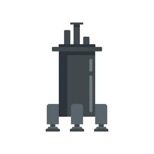 Space ship gravity icon flat isolated vector — стоковый вектор