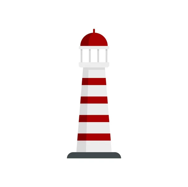 Sweden lighthouse icon flat isolated vector — Image vectorielle