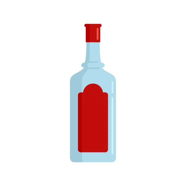 Sweden vodka bottle icon flat isolated vector — Stockvector