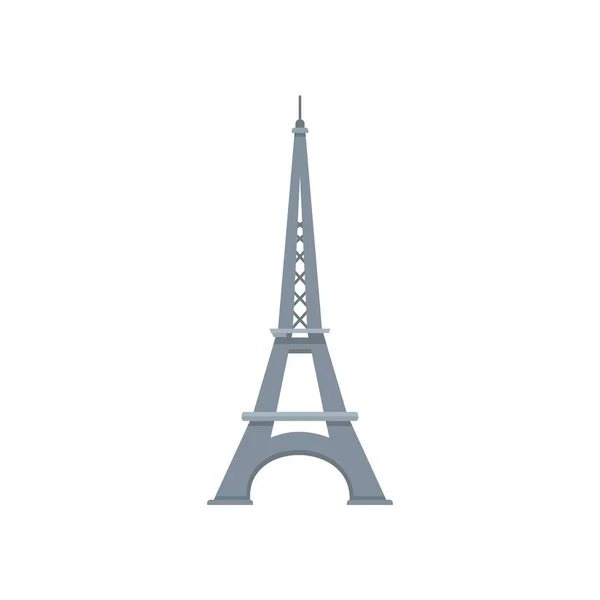 French eiffel tower icon flat isolated vector — ストックベクタ