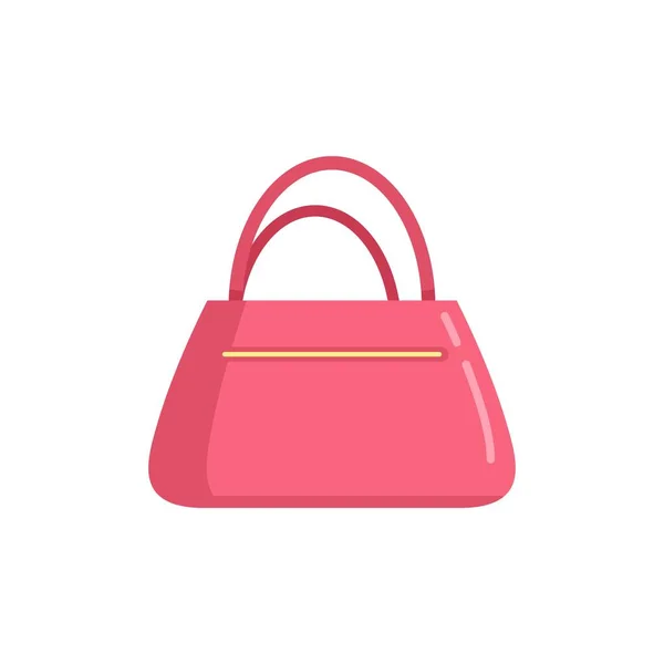 French woman bag icon flat isolated vector — стоковий вектор