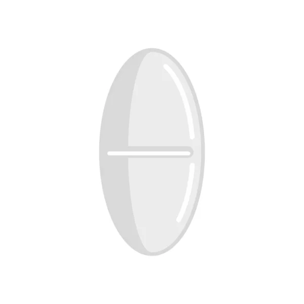 Refill pill icon flat isolated vector — Stockový vektor