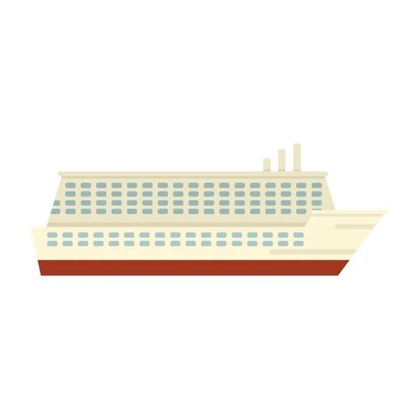 Industry cruise icon flat isolated vector — Stok Vektör