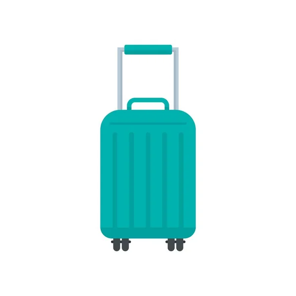 Cruise travel bag icon flat isolated vector — Vector de stock