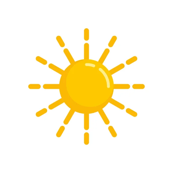 Cruise sunny day icon flat isolated vector — Archivo Imágenes Vectoriales